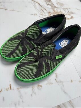 Vans Special Japanese Edition Digital Palm Classic Slip On Neon  m8/w9.5